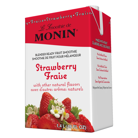 MONIN Monin Strawberry Smoothie 46 oz. Bottle, PK6 M-EG042B